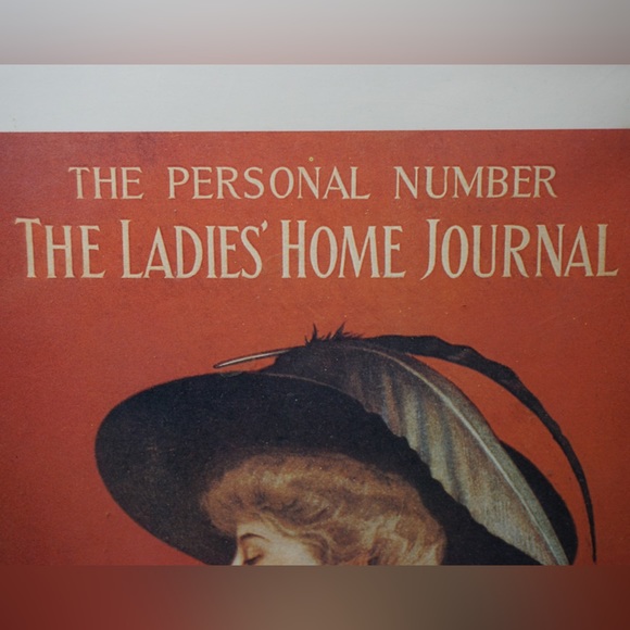 Feb 1912 Ladies Home Journal magazine cover art ©1983 10" x 12" - Picture 3 of 5